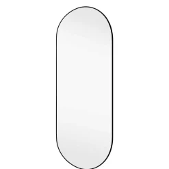 Ovaler Hängespiegel in Schwarz - Rema