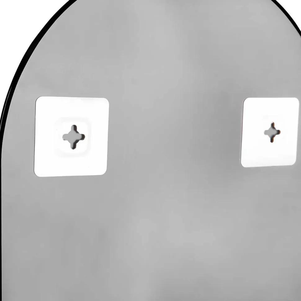 Ovaler Hängespiegel in Schwarz - Rema