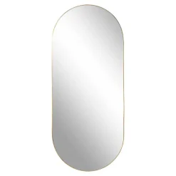 Ovaler Spiegel in Messingfarben - Gesdana