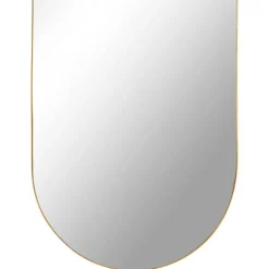 Ovaler Spiegel in Messingfarben - Gesdana