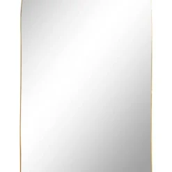 Ovaler Spiegel in Messingfarben - Gesdana