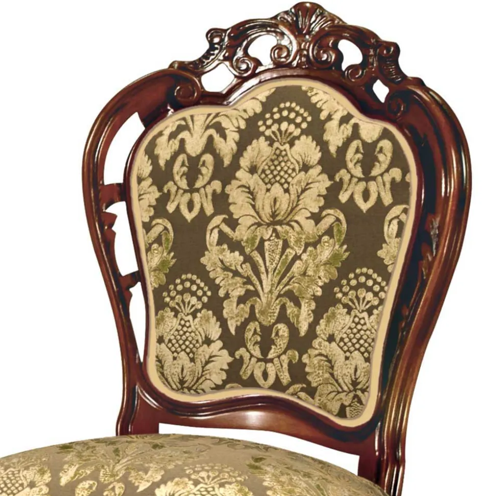 Ovaler Tisch & fünf Stühle - Ursanna (sechsteilig)