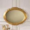 Ovaler Wandspiegel im Italienischen Stil - Carlenna