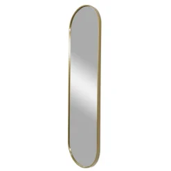 Ovaler Wandspiegel in Gold - Bali