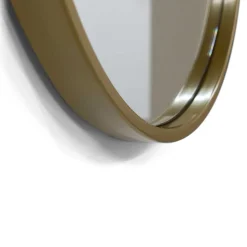 Ovaler Wandspiegel in Gold - Bali