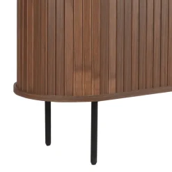 Ovales Highboard mit Schiebetüren - Arura