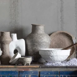 Pappmache Vasen handgefertigt - Marco (2er Set)