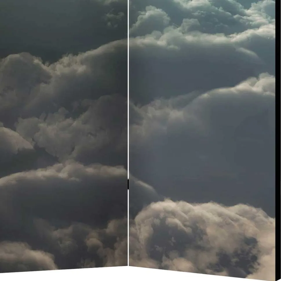 Paravent Ballon über den Wolken bei Nacht - Abapo