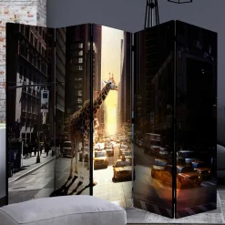 Paravent Giraffe in New York Fotokunst - Lisdonna