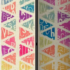 Paravent in Bunt bedruckt - Exeta