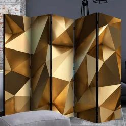 Paravent in Goldfarben & Braun - Austral