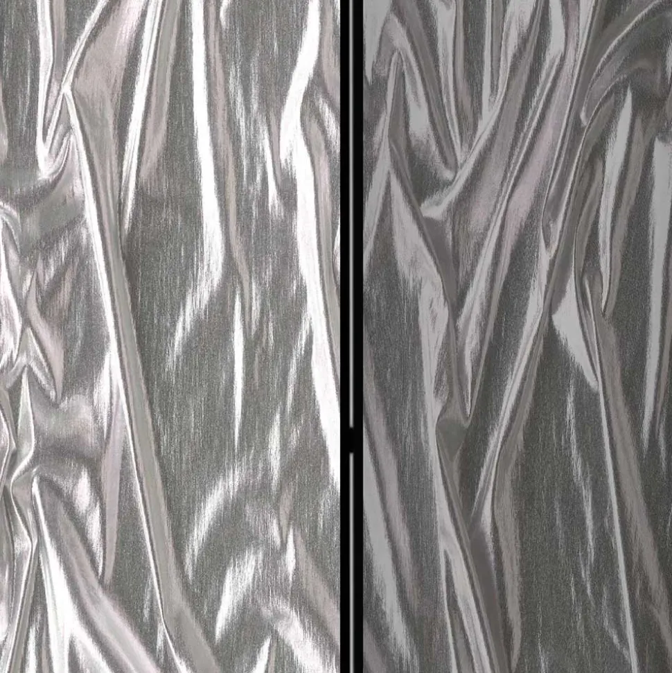 Paravent in Grau Silber bedruckt - Smidan