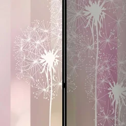Paravent in Pastellfarben Rosa & Weiß - Albacete