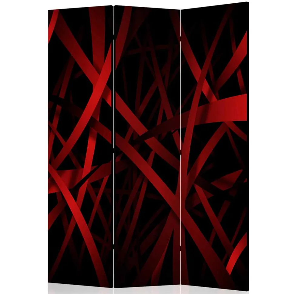 Paravent in Rot & Schwarz - Lenn
