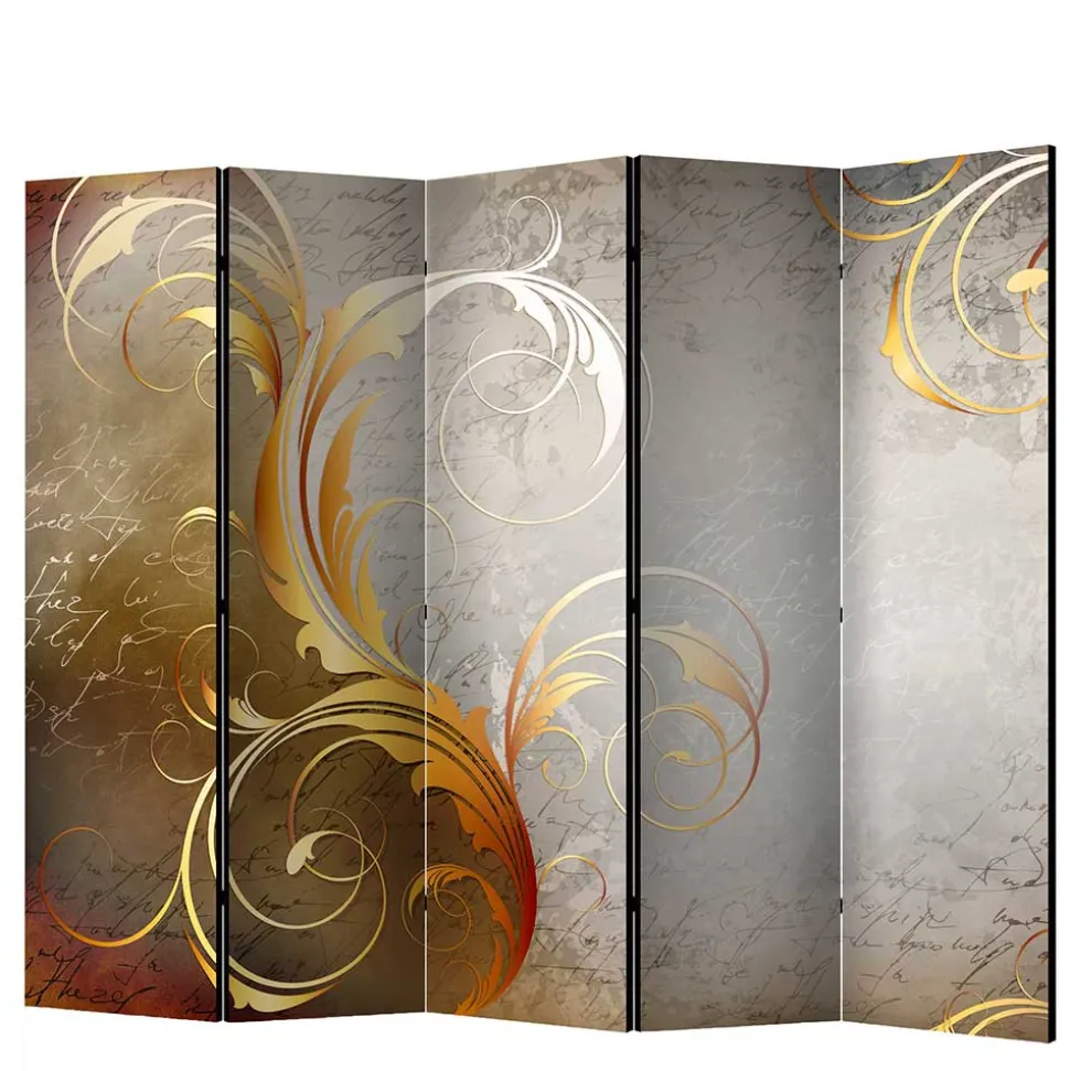 Paravent mit abstraktem Schrift Motiv - Ray