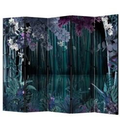 Paravent mit Bambus & Pflanzen Motiv - Kariono