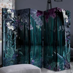 Paravent mit Bambus & Pflanzen Motiv - Kariono