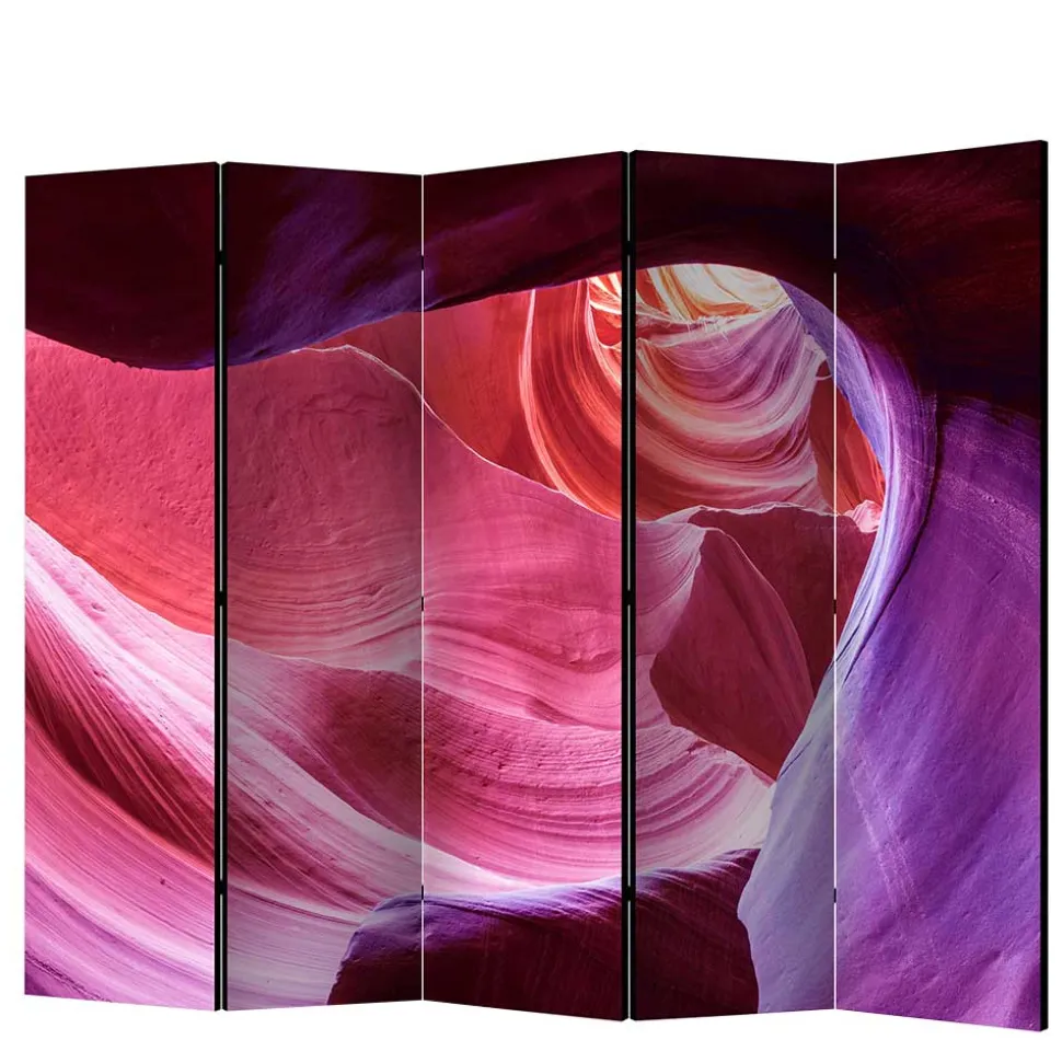 Paravent mit Höhlenfoto in satten Farben - Estate