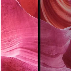 Paravent mit Höhlenfoto in satten Farben - Estate