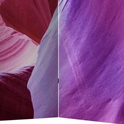 Paravent mit Höhlenfoto in satten Farben - Estate