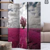 Paravent mit Landschaft Motiv in Pink - Altamira
