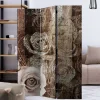 Paravent mit Vintage Rosen Motiv - Lavaco