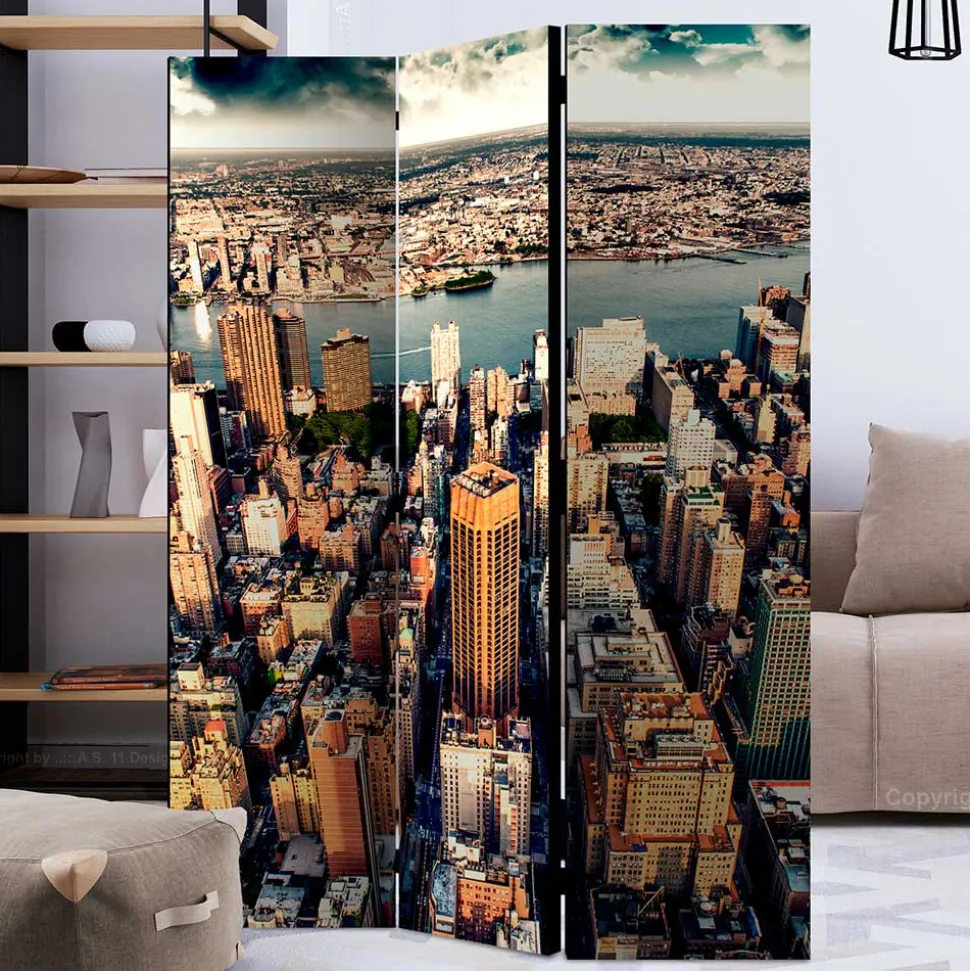 Paravent New York aus der Vogelperspektive - Alicudi