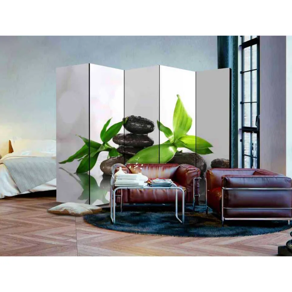 Paravent Raumteiler mit Zen Foto - Omy