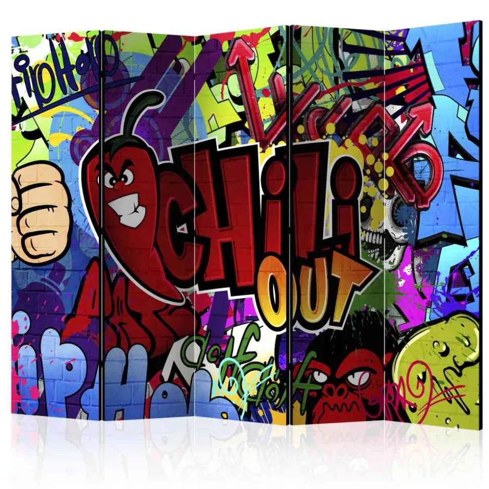 Paravent Sichtschutz für Jugendzimmer - Zeremonia