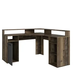 PC Eckschreibtisch in Altholz Optik - Asalion