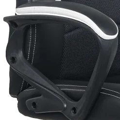 PC Gamingstuhl in Schwarz Weiß - Toma