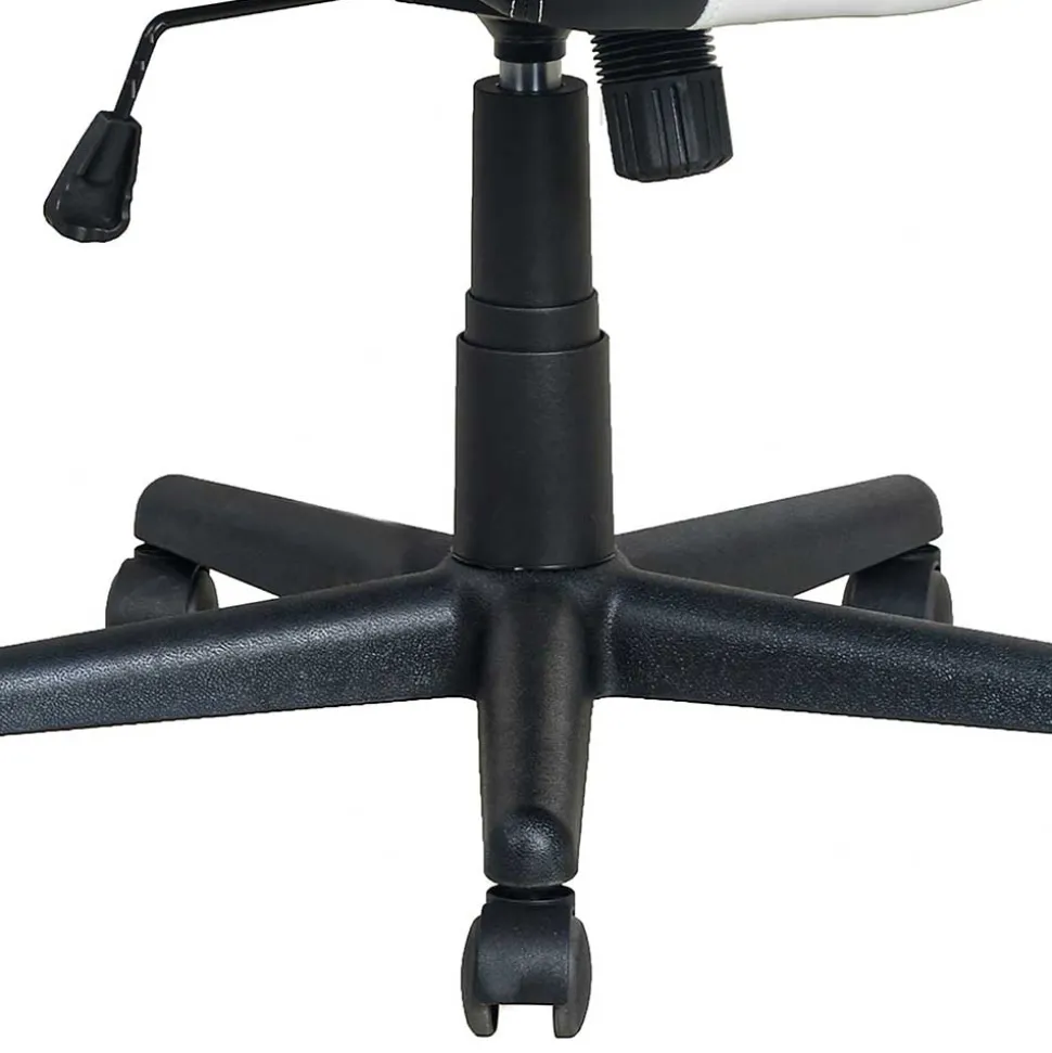 PC Gamingstuhl in Schwarz Weiß - Toma