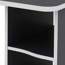 PC Schreibtisch in Anthrazit mit Weiß - Venatio