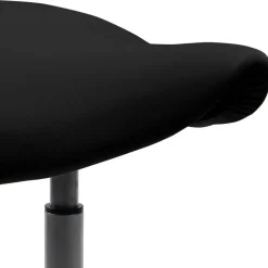 Pendelhocker mit Sattelsitz in Schwarz - Vilaroma