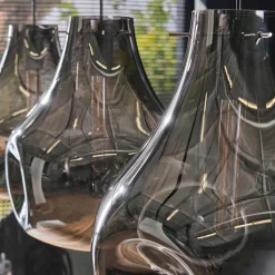 Pendelleuchte mit drei Tropfen Design Schirmen - Vincent