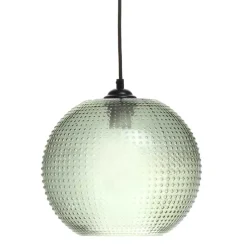 Pendelleuchte mit grünem Glas Kuppel Schirm - Buleria