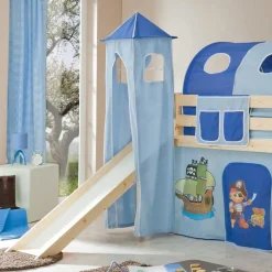Piraten Spielbett Bertino mit Rutschturm