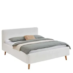Plüsch Polsterbett in Creme - Ilena