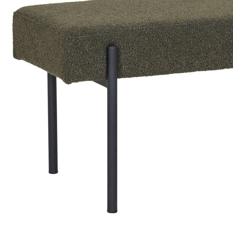 Polsterbank in Dunkelgrün Boucle - Barahona