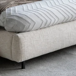 Polsterbett Komplettbett mit Taschenfederkernmatratze H3 - Flyma