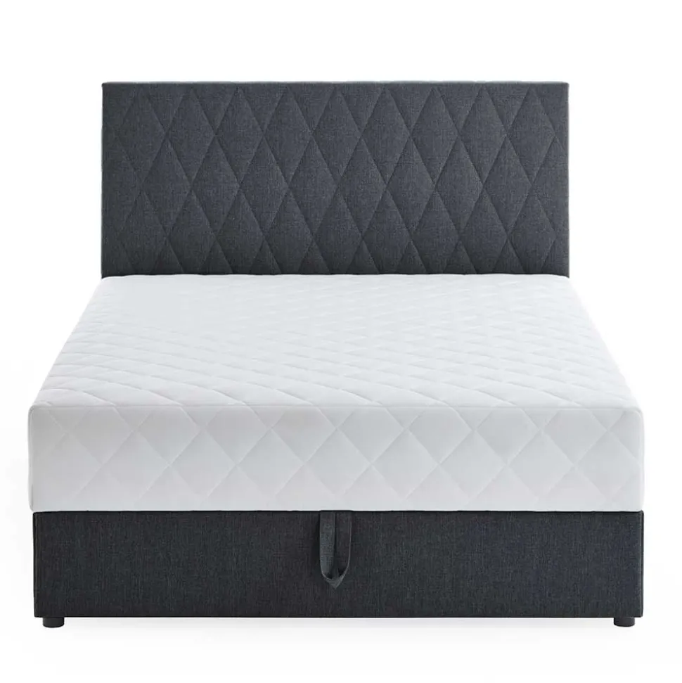 Polsterbett mit Matratze H2 und Bettkasten - Marianne