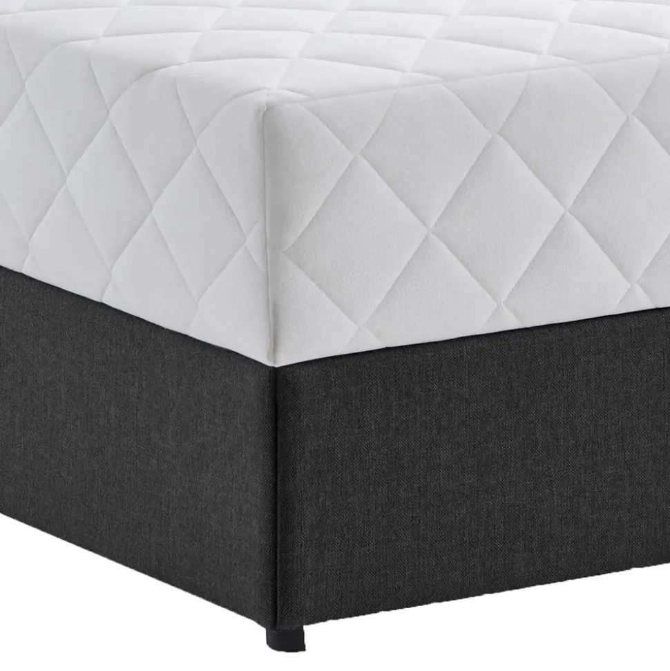 Polsterbett mit Matratze H2 und Bettkasten - Marianne