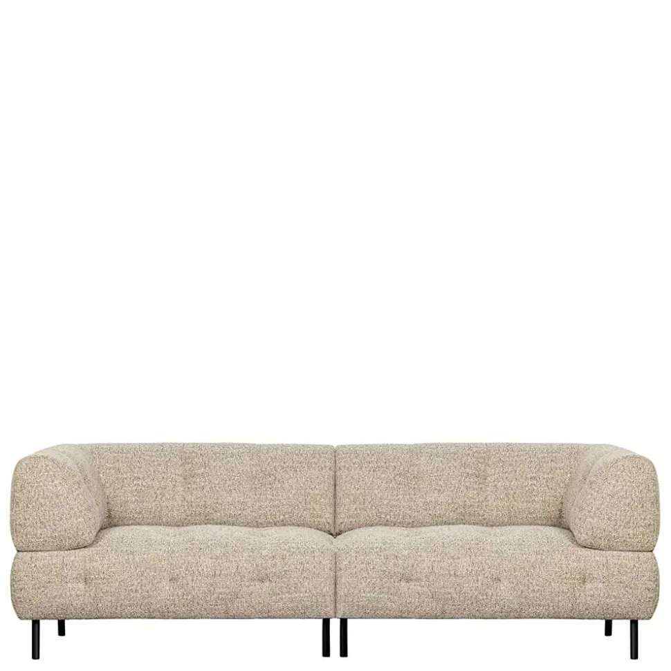 Polstercouch in Beigegrau - Pantras