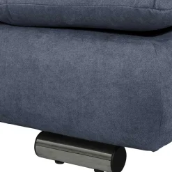 Polsterecke in Blau mit Chrom - Lex