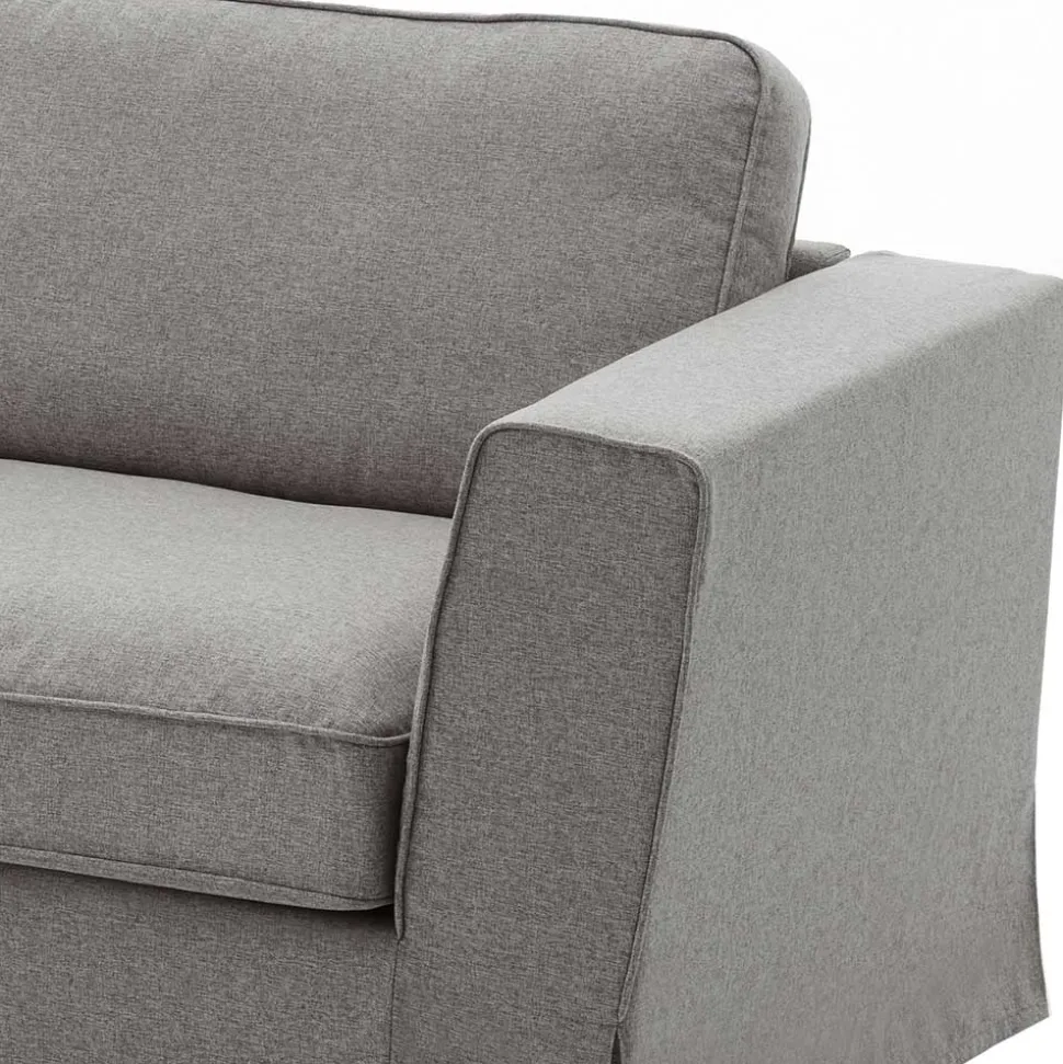 Polsterecke in Grau Webstoff - Valtte