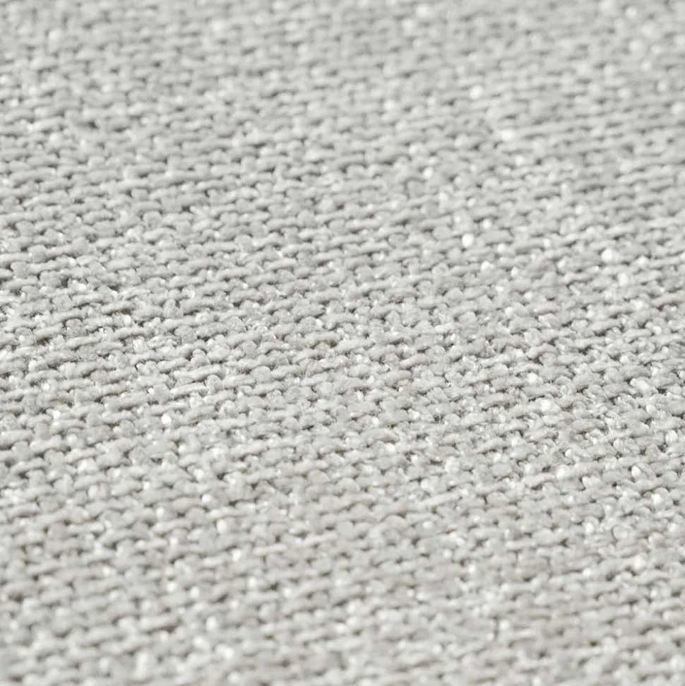 Polsterecke in Hellgrau Stoffbezug - Esmen