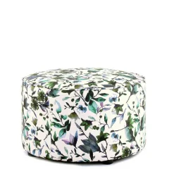 Polsterhocker Duo mit Blumen Muster - Tujago (zweiteilig)