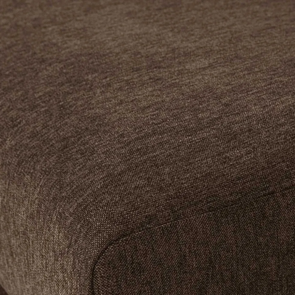 Polsterhocker in Braun und Schwarz - Ravonia