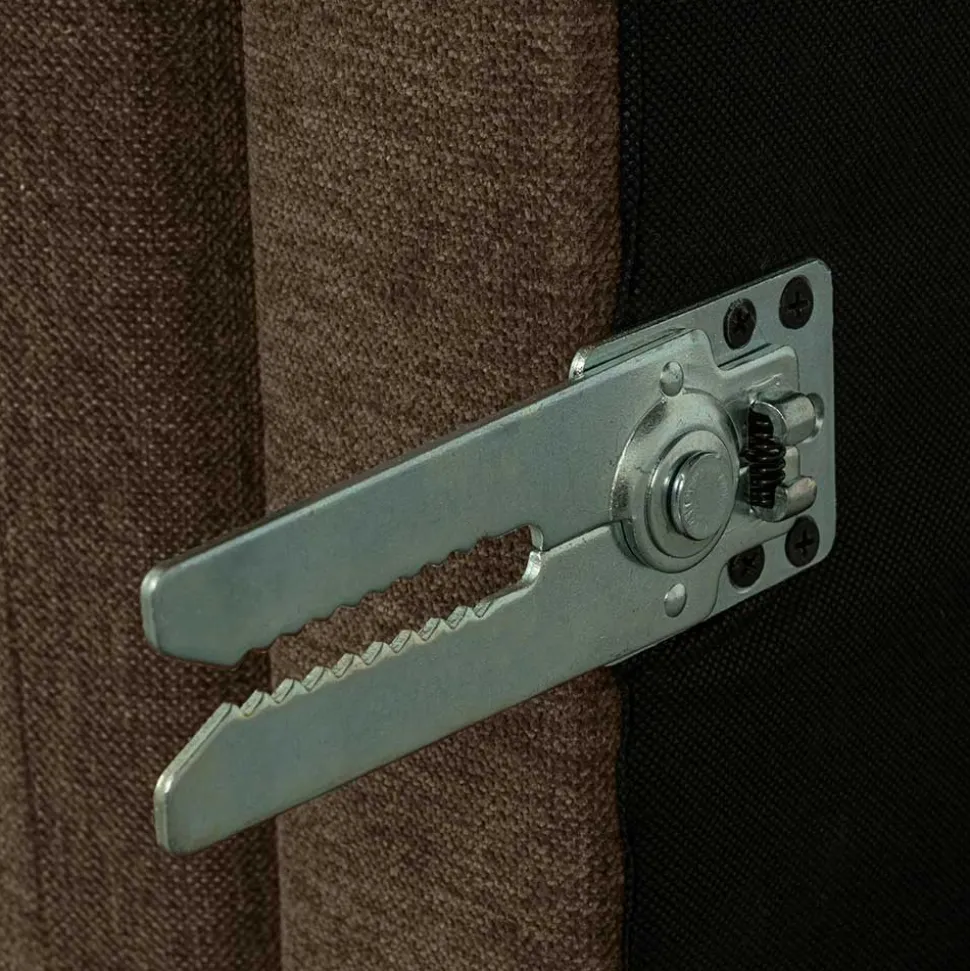 Polsterhocker in Braun und Schwarz - Ravonia