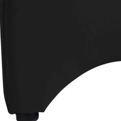 Polsterhocker in Schwarz und Buche - Leverias